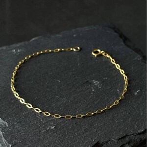 Dainty Paperclip Bracelet