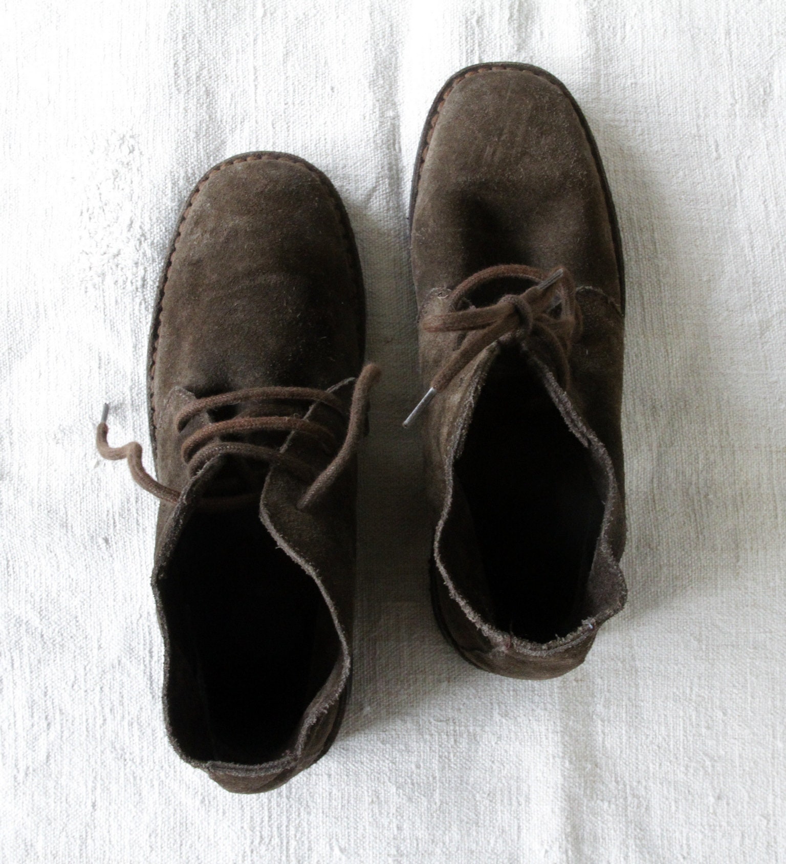 Desert Boots Brown Chocolate Clarks Style Lace Size 38 - Etsy