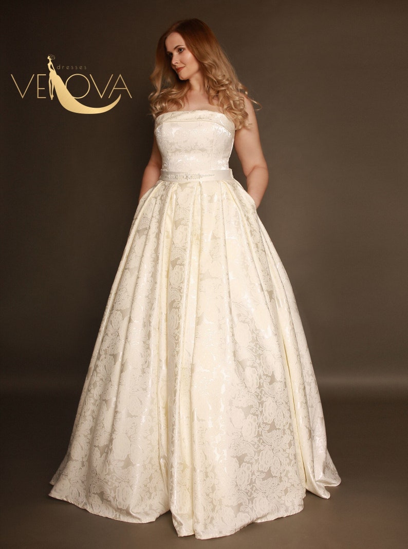 Plus Size Wedding Dress Corset Wedding Dress Custom Wedding Etsy