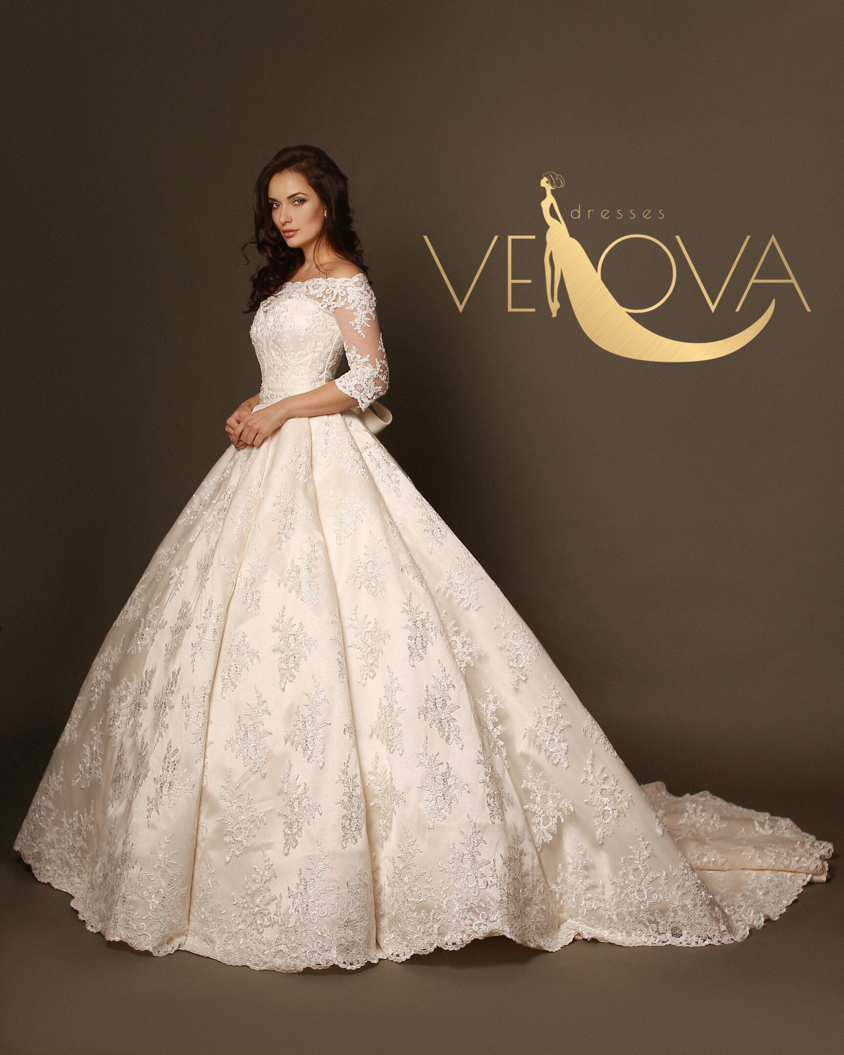 Victorian Lace Wedding Dress Unique Wedding Dress Corset Etsy