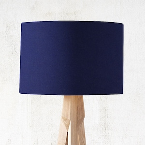 Dark Blue lampshade, Plain Colour, Lampshades, cotton canvas, Lamp shade floor lamp, Table lamp shade, Ceiling lampshade, Australian made