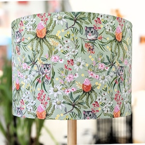 Possum lampshade, Australian Banksia, Lamp shades table lamp, Lampshades for floor lamps, lampshade ceiling, Australian Animals, light shade