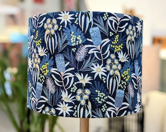 Blue floral cheap lamp shade