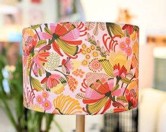 Wild Protea Lampshade, Lampshades, Lamp shades, Lamp shade floor lamp, Table lamp shade, Ceiling lampshade, Australian made, handmade