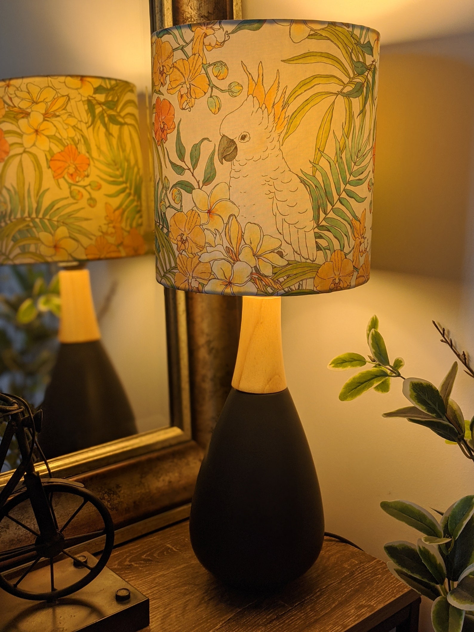 Cockatoo Tropical Handmade Lampshade Emotive Collection Lamp Etsy