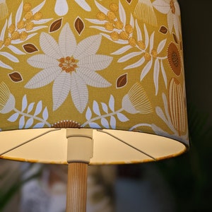 Native Flora Lampshade, Mustard Lampshades, Lamp shades, Lampshades for floor lamp, lampshades table lamp, lamp shade ceiling Bild 3