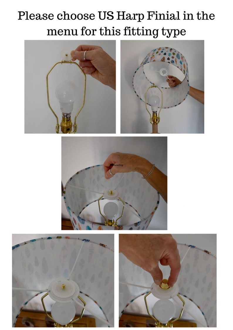 Mid Century Kaleidoscope Lampshade, Lamp Shades, Lampshades for Floor