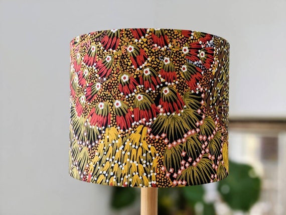 Aboriginal Bush Banana Lampshade Lamp Shades Australia Denmark Aboriginal Bush Banana Lampshade Lamp, Lamp Shade Harp Fitting Australia