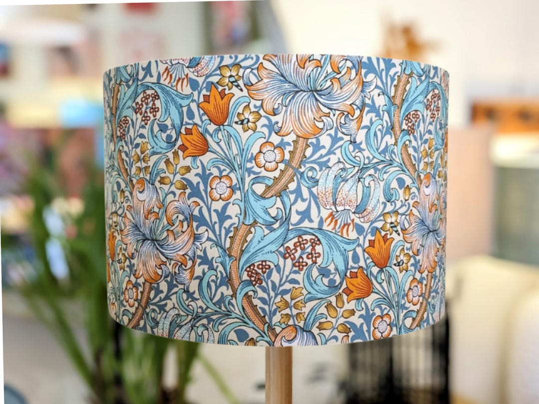 Golden Lily William Morris Lampshade, Golden Lily Lampshade, Art, Lamp ...