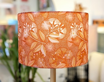 Eucalyptus Orange lampshade, Lamp shades table lamp, Lampshades for floor lamps, lampshade ceiling, Australian made, Jocelyn Proust