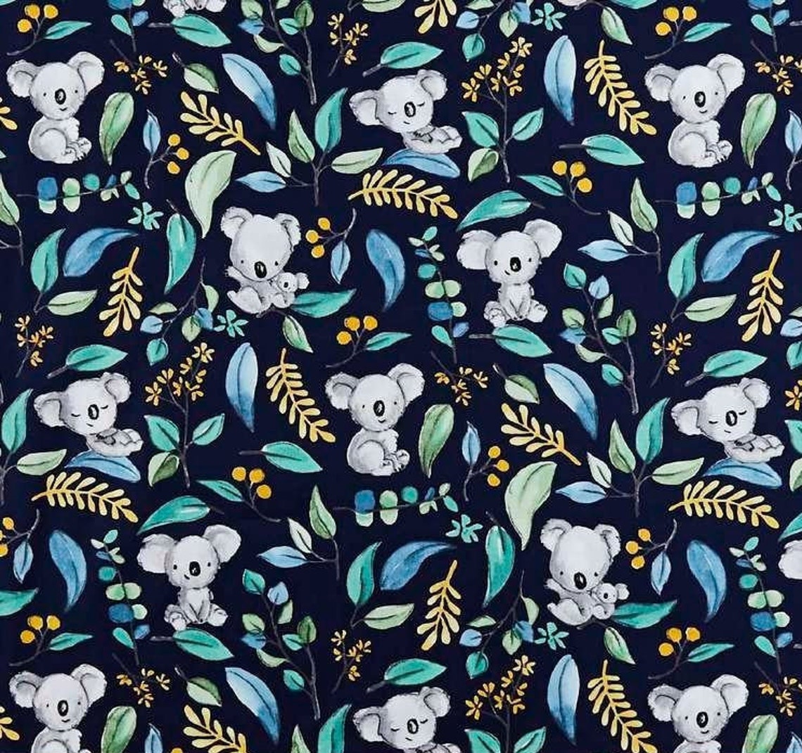 Koala Lampshade Native Australian Nursery Baby Lamp Etsy UK