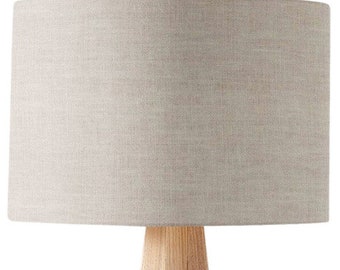 Pantalla de lino de piedra, pantallas de lámpara, pantallas para lámpara de pie, pantalla para lámpara de mesa, lámpara de techo, hecha a mano, 100% lino, hecho en Australia