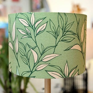 Green Eucalyptus Lampshade, Green shade, Lamp shades, Lampshades for floor lamp, Table lamp shade, Ceiling lamp, handmade