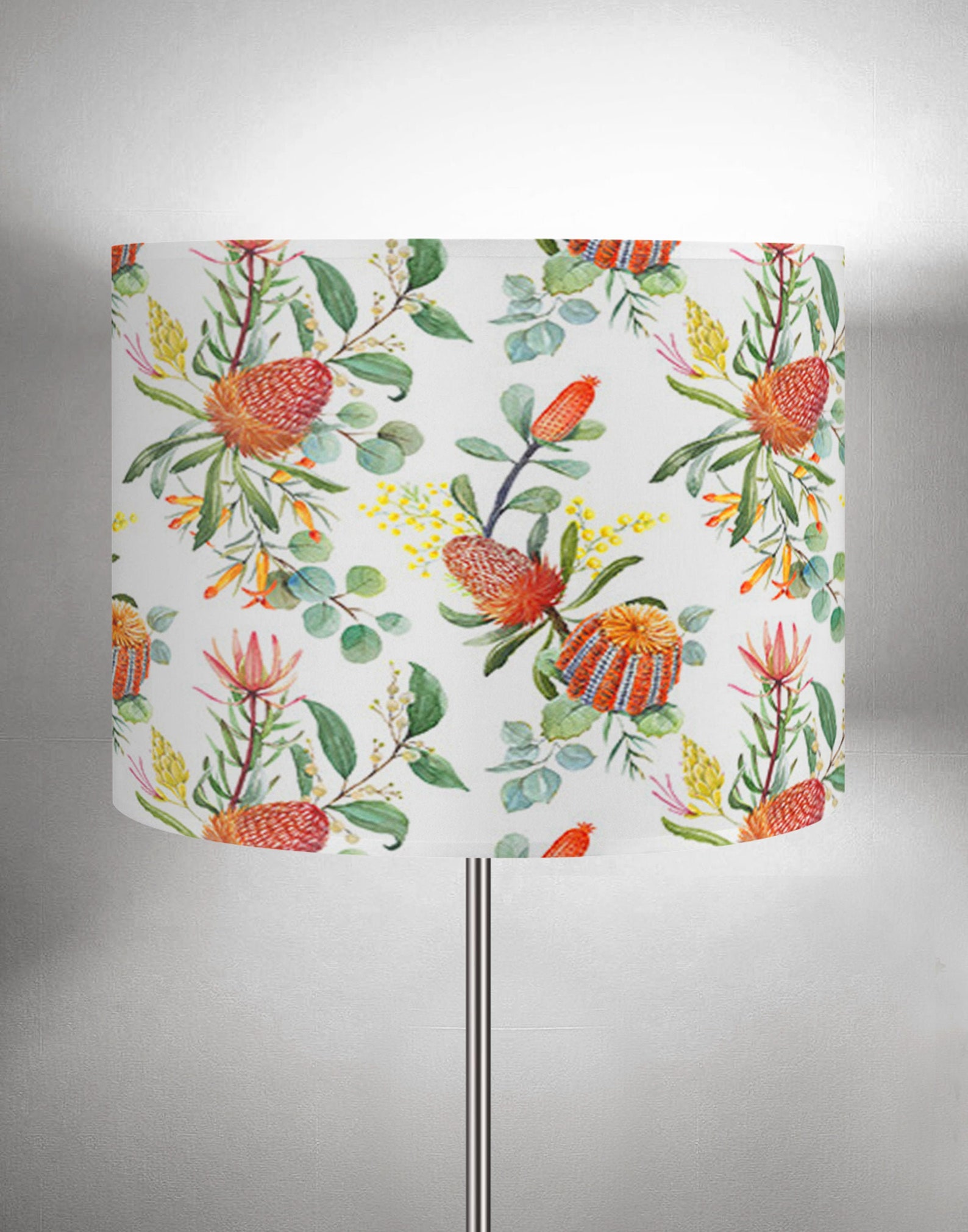 Australian Flowers lampshade light shade lampshades ceiling Etsy