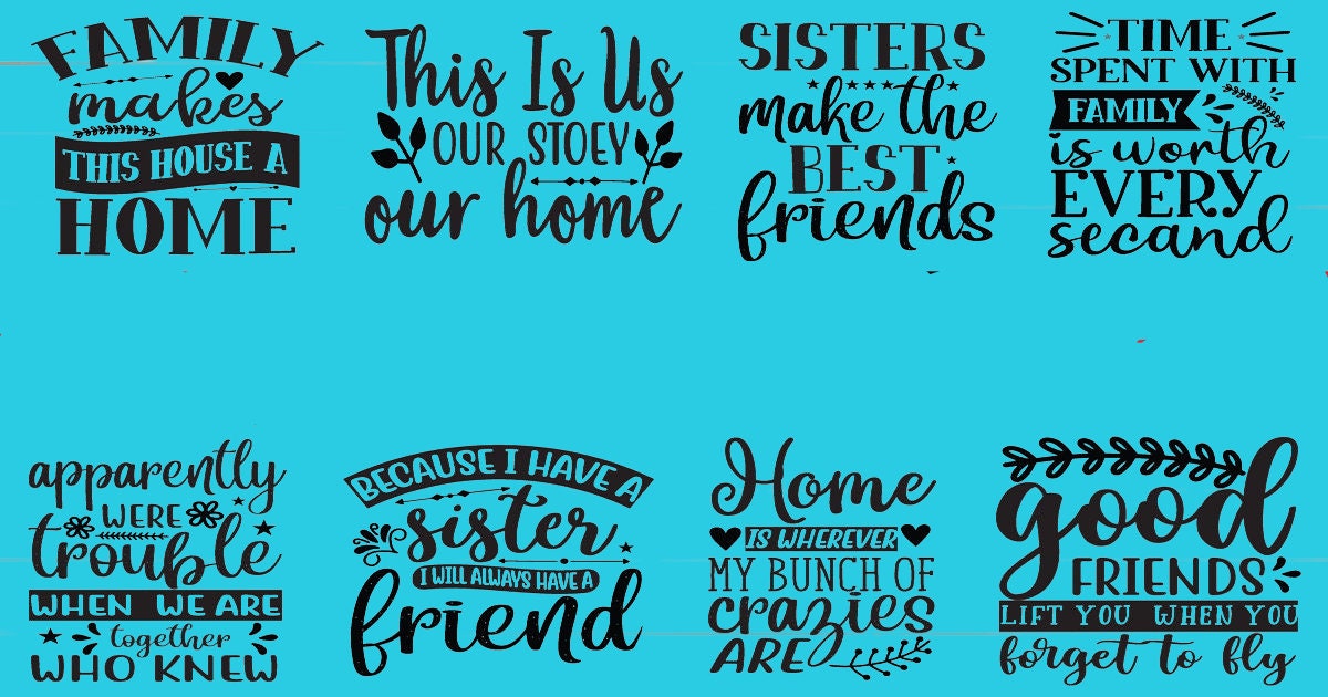 Friendship SVG Bundlefriends Svg Best Friends Svg Etsy