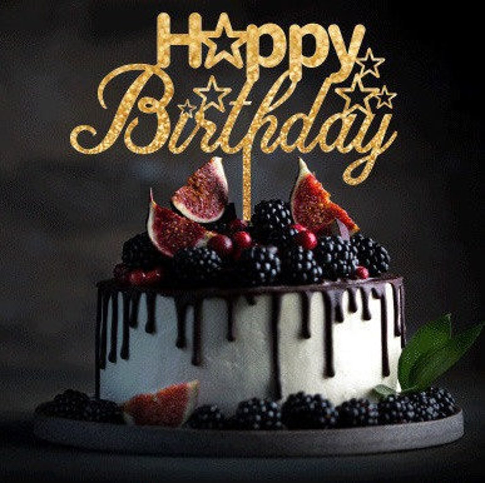 Happy Birthday Cake Topper Bundle Cake Topper Cut File Cake - Etsy