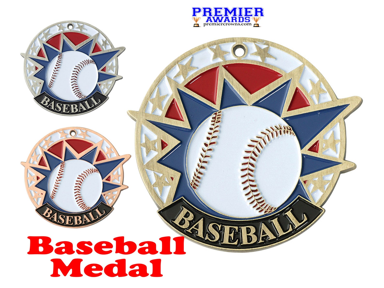 Baseball Medal. Great Medal for Leagues Schools Teams Etsy