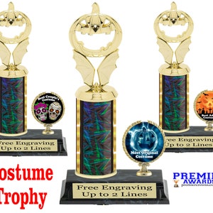 Halloween Costume Contest trophy for your costume contests, pumpkin carving, pumpkin decorating, pageants and more