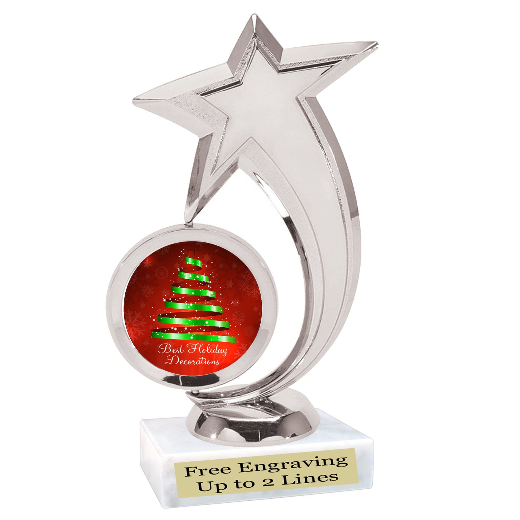 Best Holiday Decorations Trophy. 6 Tall Trophy With - Etsy UK
