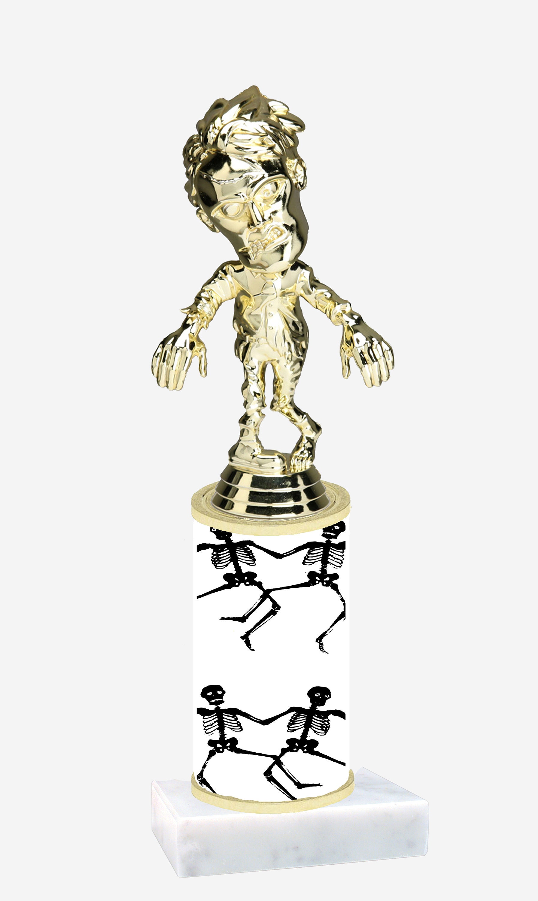 Halloween theme trophy with choice of figure on Halloween | Etsy