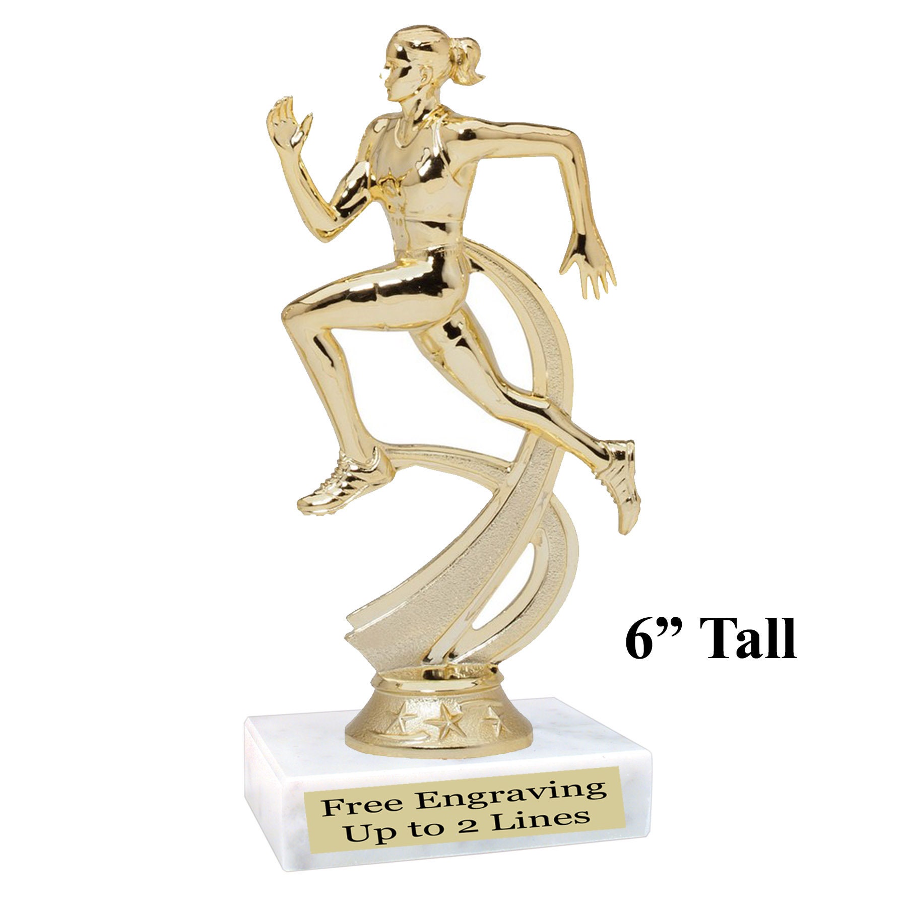Male or Female Runner Trophy. Great for Your Marathons, Track Meets, or ...