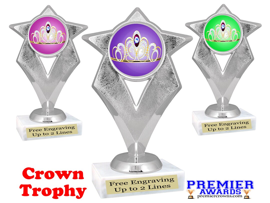 Crown Trophy. Great for Pageants, Contests, Competitions, Recitals ...