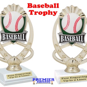 Baseball trophy.  Great trophy for your team, tournaments, family games, and recreation departments  6.5&quot; tall