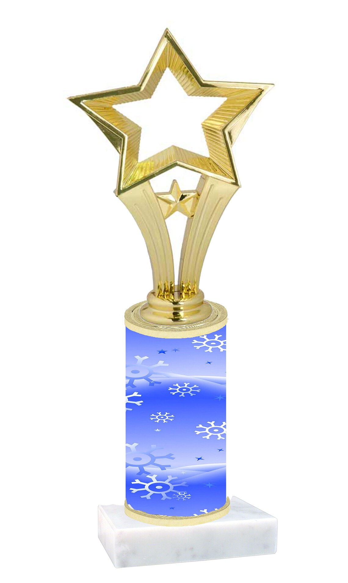 Christmas Winter theme trophy with choice of figure on Etsy