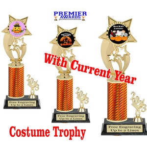 Halloween Costume Contest trophy for your costume contests, pumpkin carving, pumpkin decorating, pageants and more