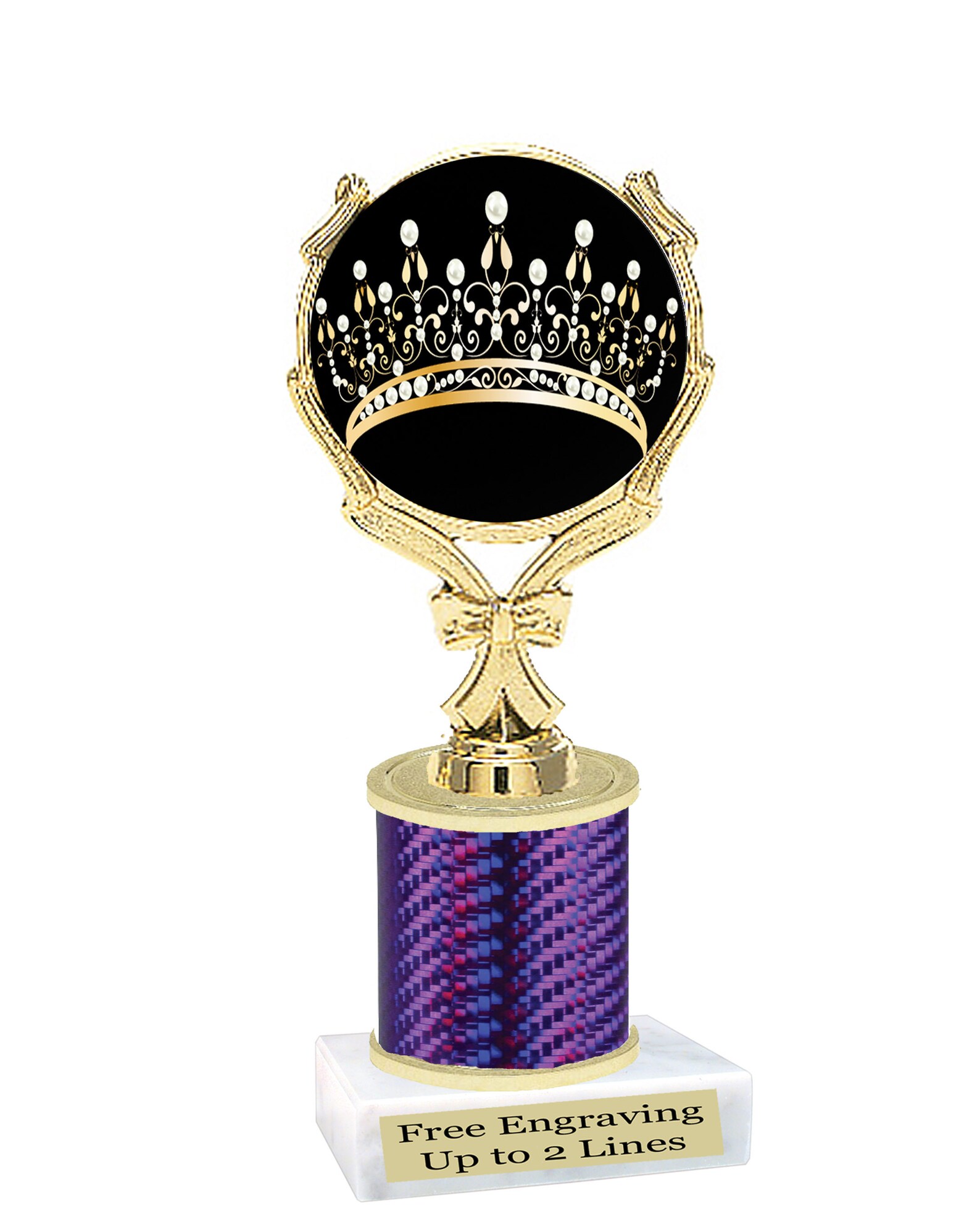 Crown theme Trophy. Cute trophy for any pageants contests Etsy