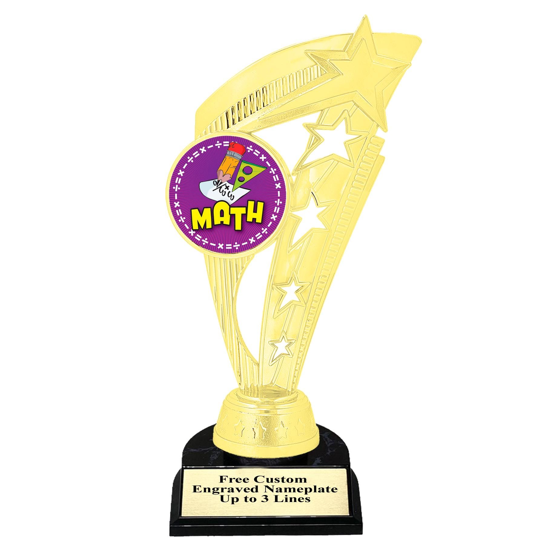 Math Trophy for Your Outstanding Students. 7.5