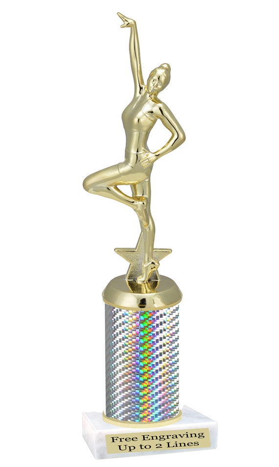 【1980s vintage】polka dance trophy トロフィー Dance Trophy. Great for Dance Squads, Recitals, Schools, Pageants