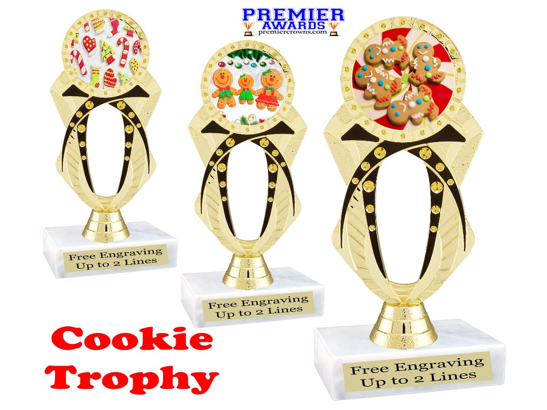 Holiday Cookies and Gingerbread Trophy. Great Trophy for Those - Etsy