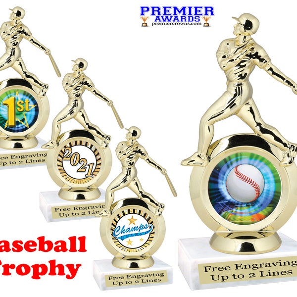 Baseball trophy.  Male figure.  Great trophy for your team, tournaments, family games, and recreation departments  6.5" tall