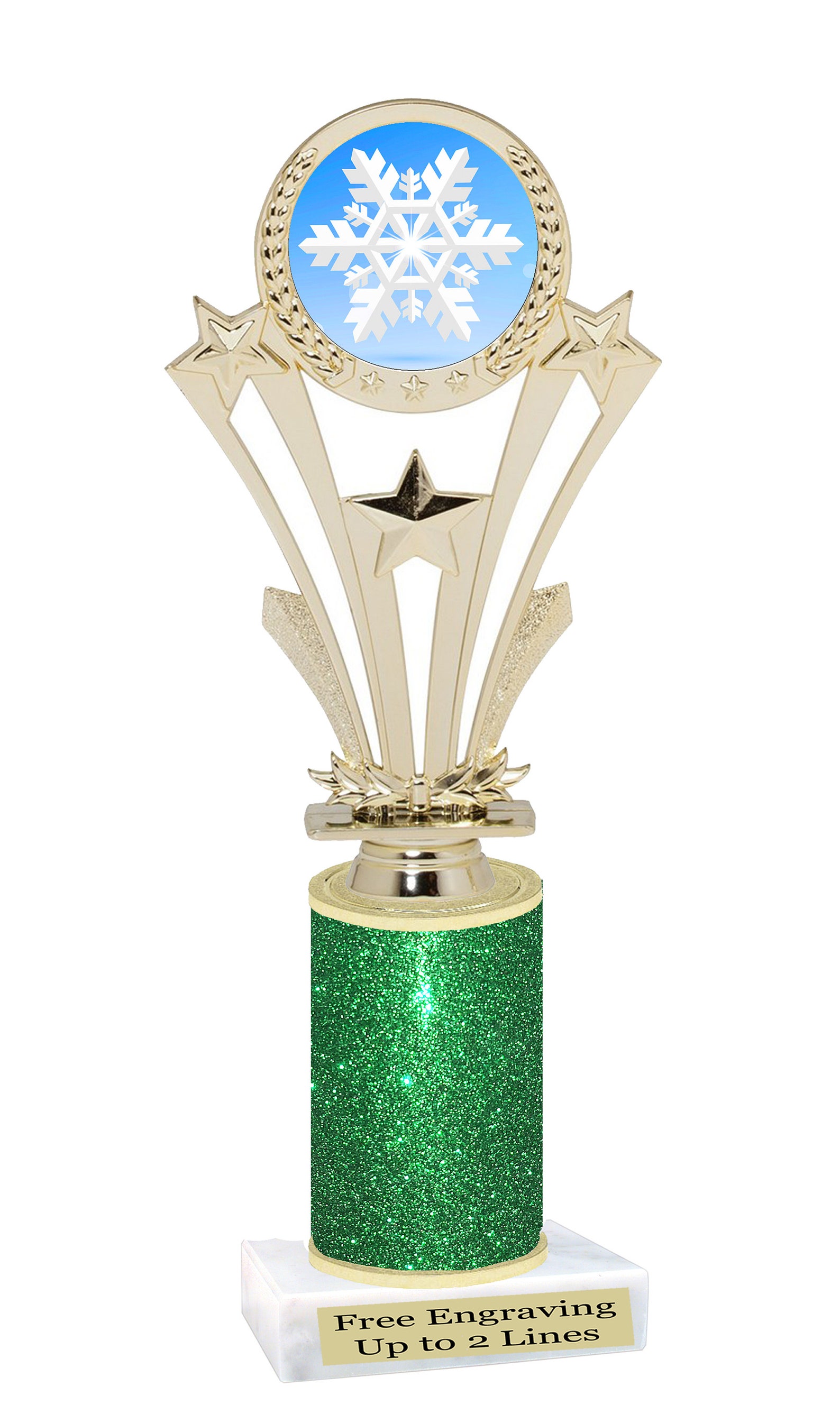 Snowflake Theme Trophy. Great for All of Our Holiday Events, Contests ...