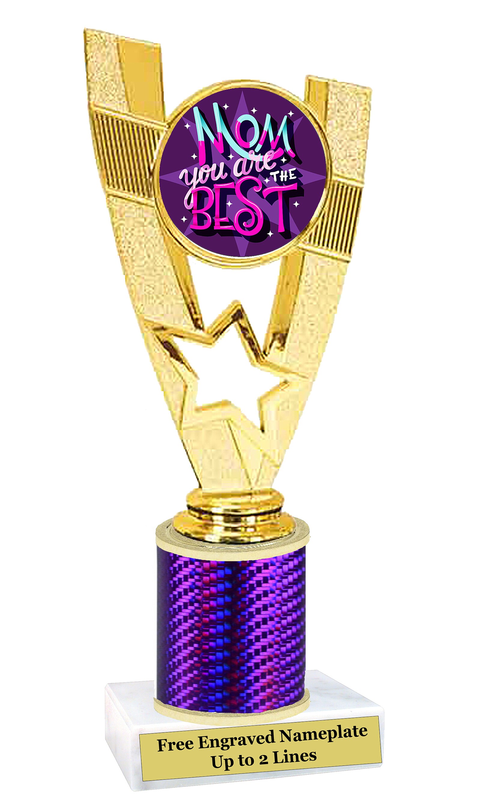 MOM Trophy. Great Trophy for You to Celebrate You Mom and All Etsy