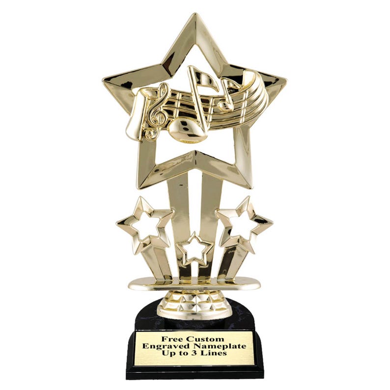 Music Themed Trophy. 6