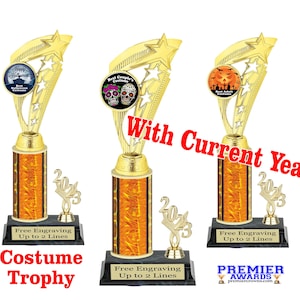 Halloween Costume Contest trophy for your costume contests, pumpkin carving, pumpkin decorating, pageants and more