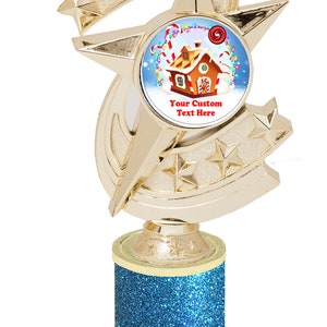 Custom Gingerbread House Trophy. Great Trophy for Your Holiday - Etsy