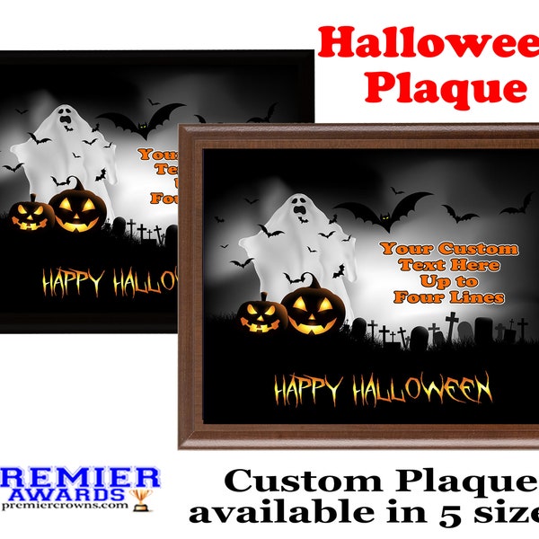 Halloween Plaque Etsy