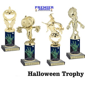 Halloween  trophy.  Great for costume contests, pumpkin carving contests, office parties, and more.