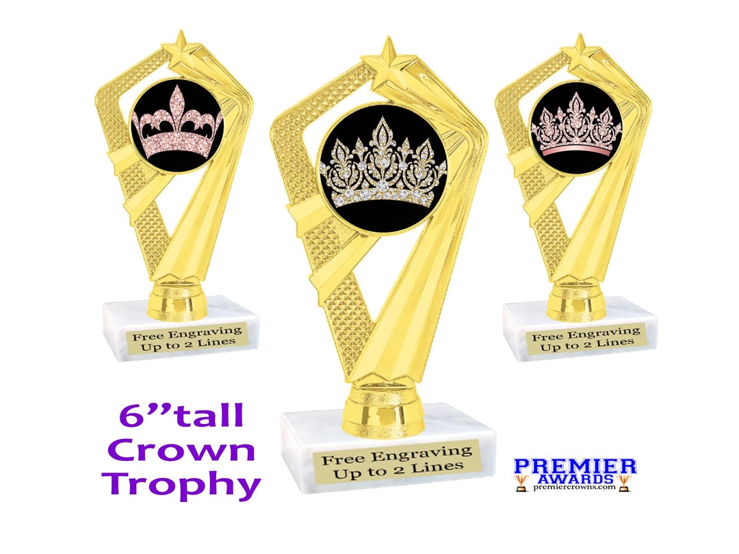 Crown Trophy. Great for Pageants, Contests, Competitions, Recitals ...