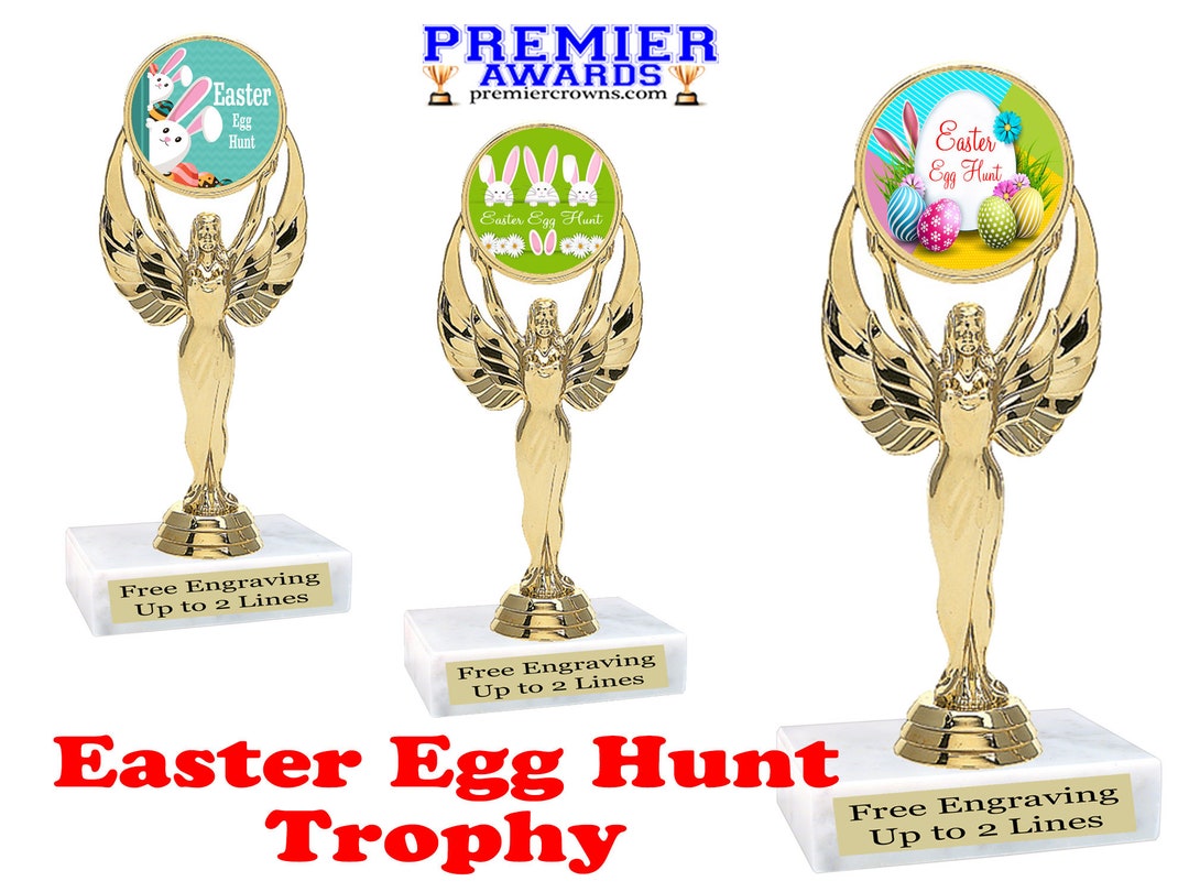 Easter Egg Hunt Trophy. Great for Your Family Neighborhood - Etsy