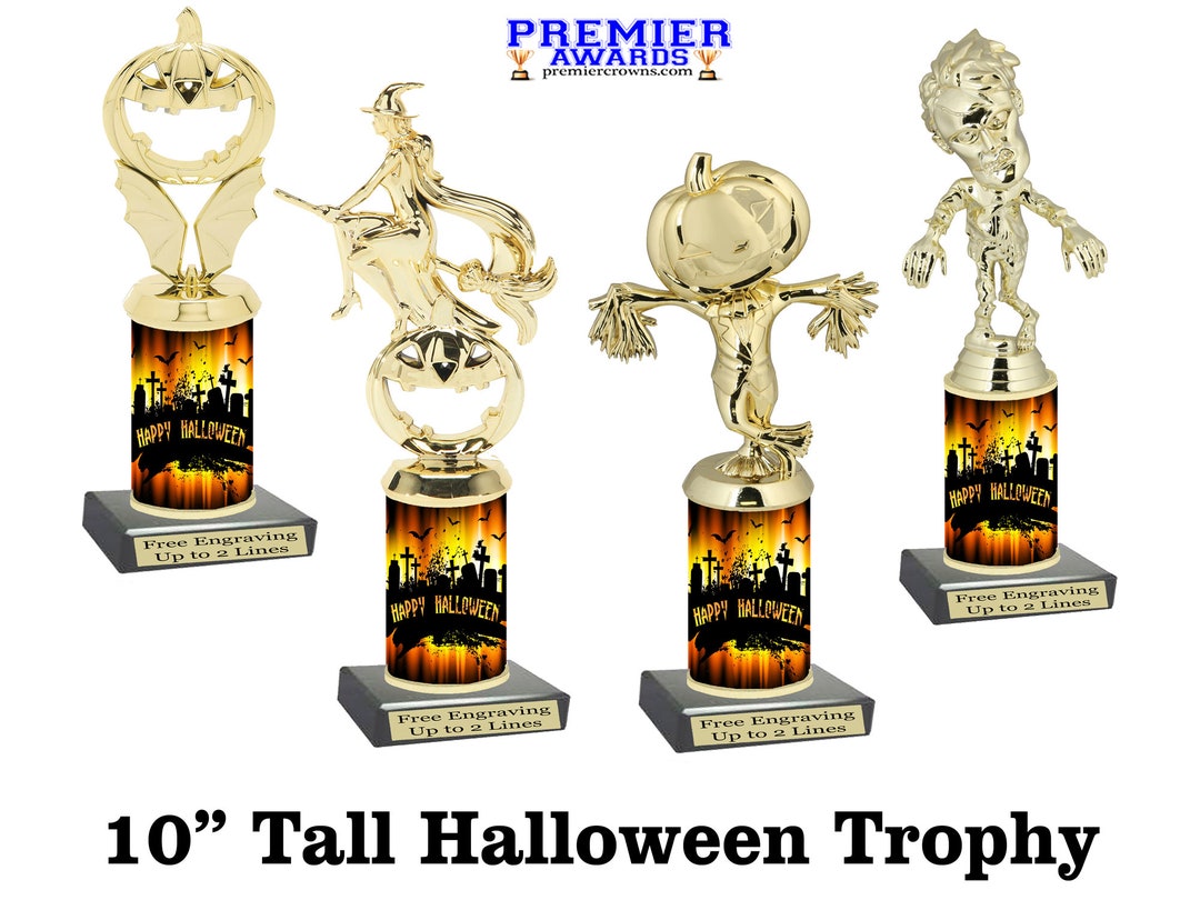 Halloween Trophy. Great for Costume Contests, Pumpkin Carving Contests
