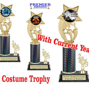 Halloween Costume Contest trophy for your costume contests, pumpkin carving, pumpkin decorating, pageants and more