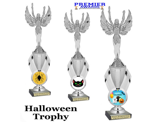 Memorabilia Halloween Trophy Pumpkin Carving Contests Choice Of 6 Tall