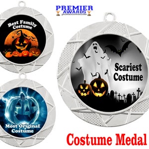 Halloween Costume Contest Medal.  Great award for your Halloween parties, events and contests!