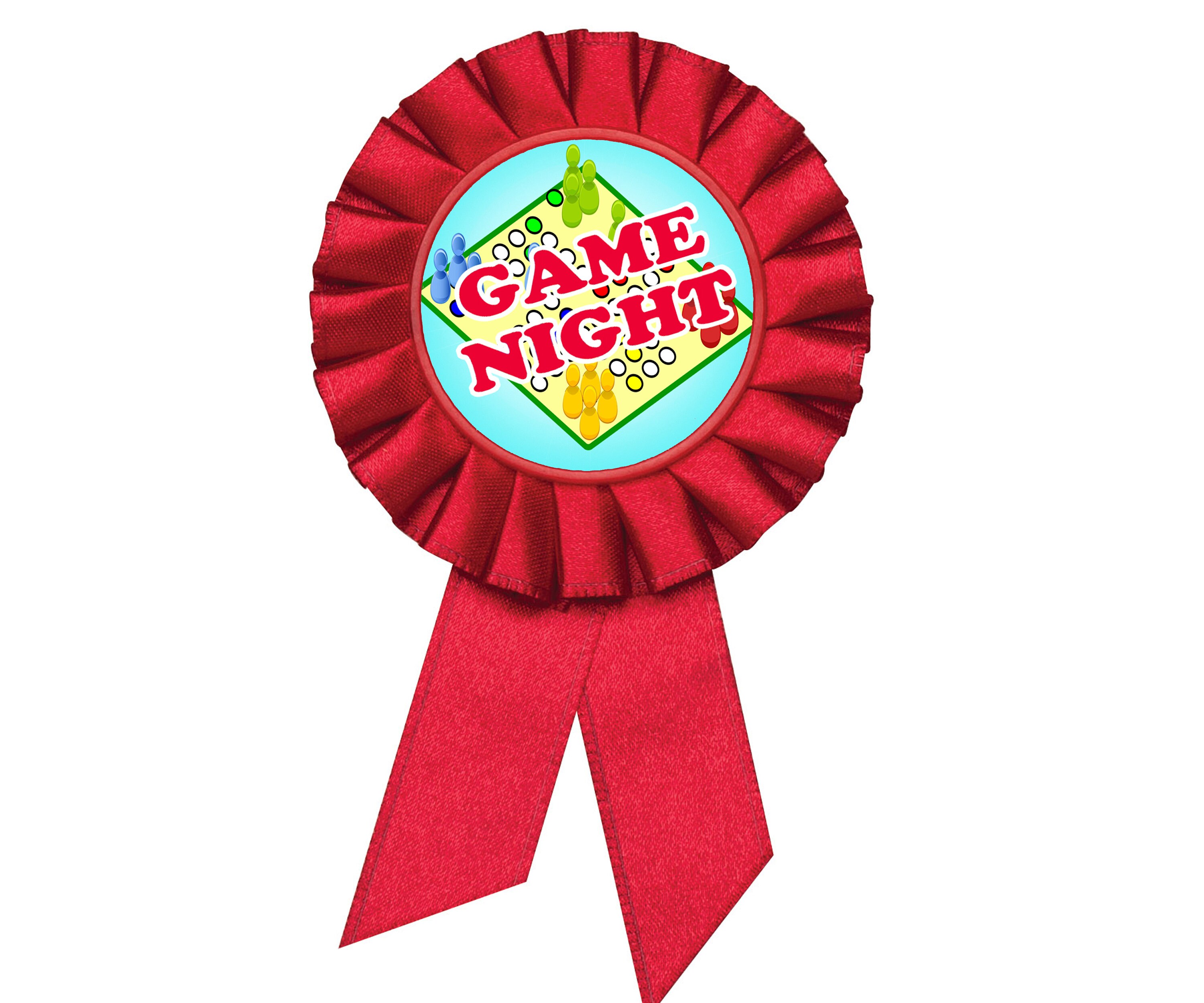 Rosette Game Night Award Rosettes. Great Rosette Ribbon for Etsy