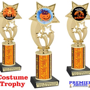 Halloween Costume Trophy.  Great award for your Halloween Costume Contests