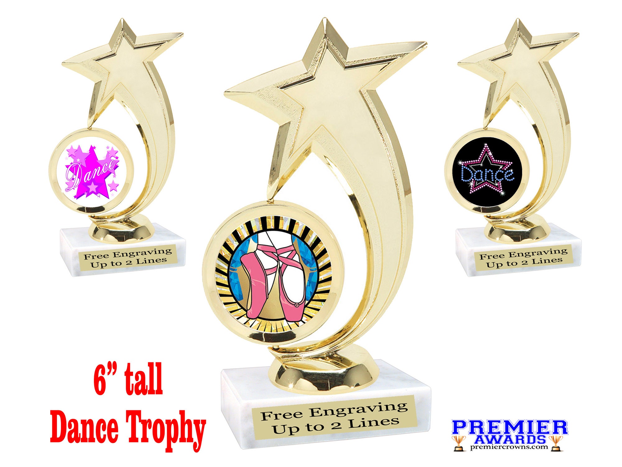 BINGO! trophy. 6tall with choice of insert design. Great award for your  Bingo games and Family Game Nights! 7517